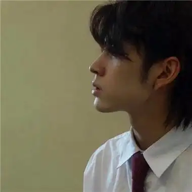 高清帅气侧脸男生头像真人图片 干净好看的高颜值侧脸男头