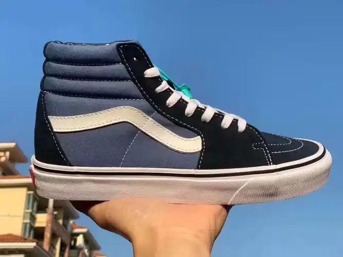 vans sk8海军蓝  支持滑板鞋球贴吧鉴定