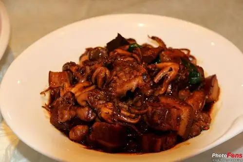 地方特色菜----八爪鱼炖肉.