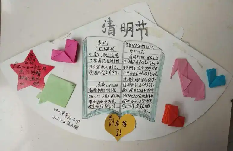 六年级学生通过制作寄语卡片,表达对英烈们的缅怀与感恩!