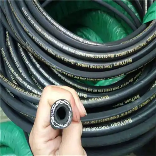 【液压编织胶管 挖掘机液压油管 煤矿专用高压胶管 2寸高压胶管】图片