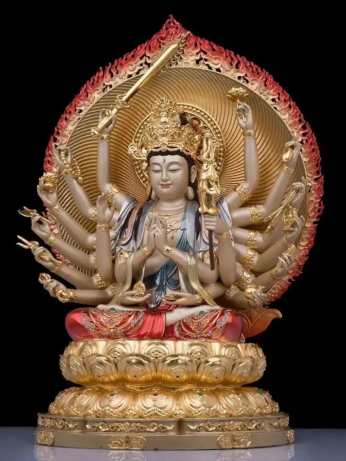 南无准提菩萨,又叫准提佛母.为显教密佛教徒所共识的一位菩萨