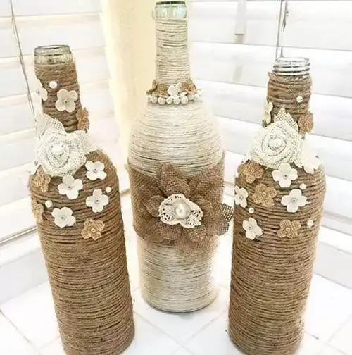 改造diy手工制作这是我见过最棒的酒瓶改造方案好漂亮