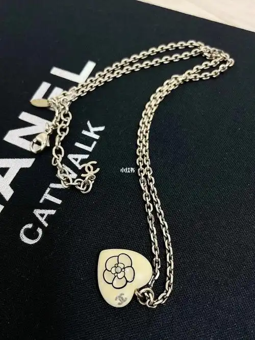 香奈儿双面山茶花项链