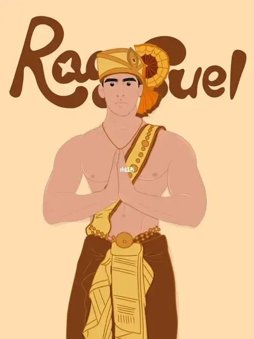 手绘日常浅画一个西双版纳傣族小哥吧