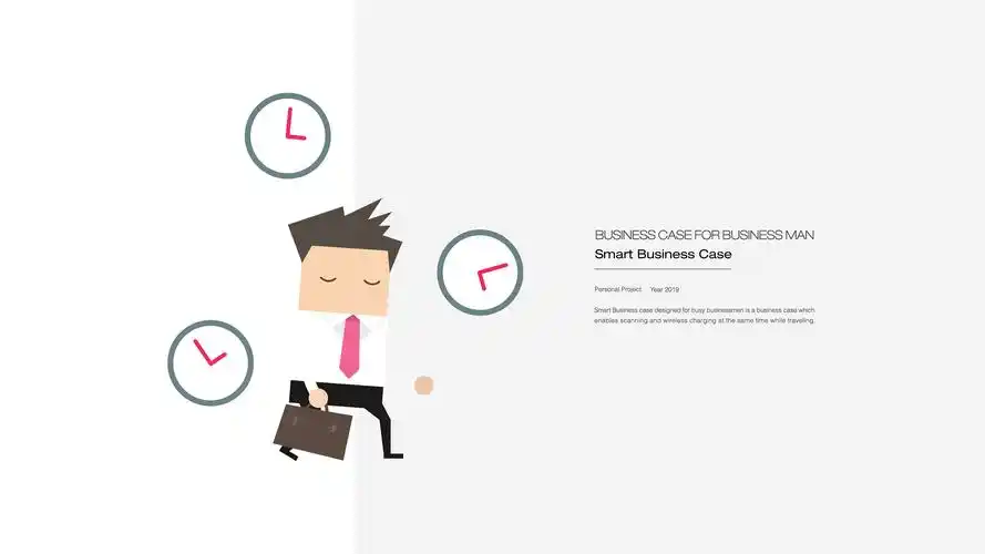 smart business case 可以在旅行的同时进行扫描文件和无线充电