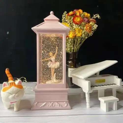 梦幻雪花水晶音乐盒