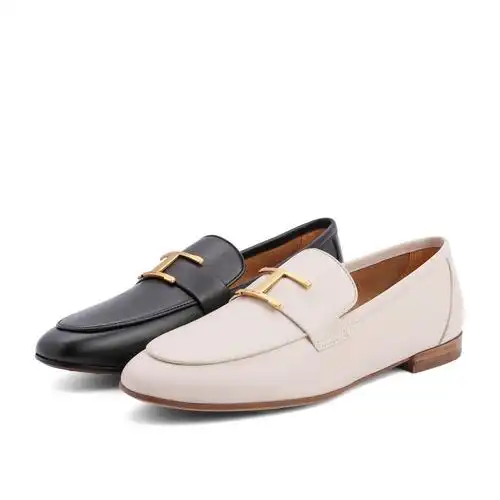 百丽乐福鞋女2021秋新商场同款复古时尚气质乐福鞋豆豆鞋