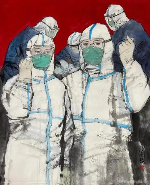 绘英雄诉情怀首都美术家情系抗疫一线