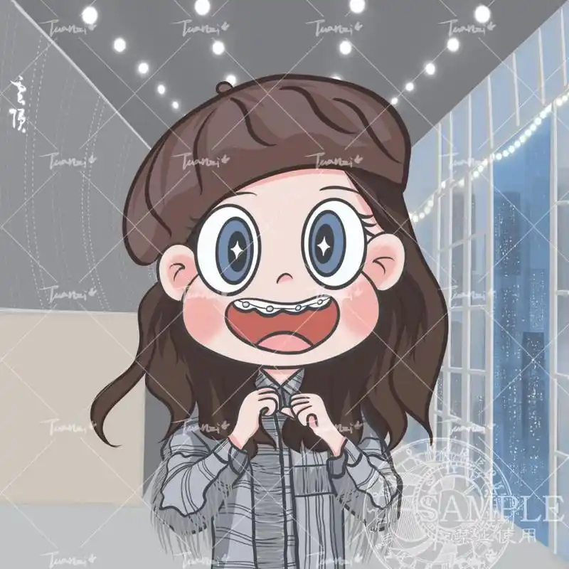 画画# #procreate# #星蝶公主# #牙套# #头像约稿# #女生头像