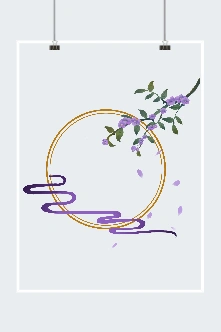 古风水彩墙角梅花图片-古风水彩墙角梅花装饰图案素材下载_懒人图库