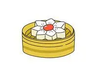 糕点简笔画图片各种美食的简笔画图片中国的传统食物年糕简笔画