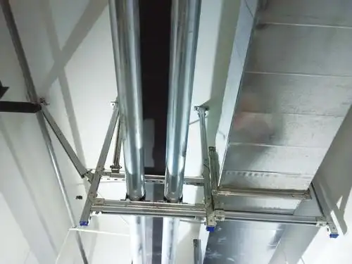 海消抗震支架,海消支吊架,抗震支架,成品支吊架,管廊支架,预埋槽_海消