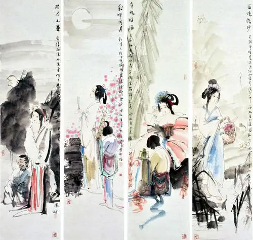 袁雪瀚写意人物作品欣赏