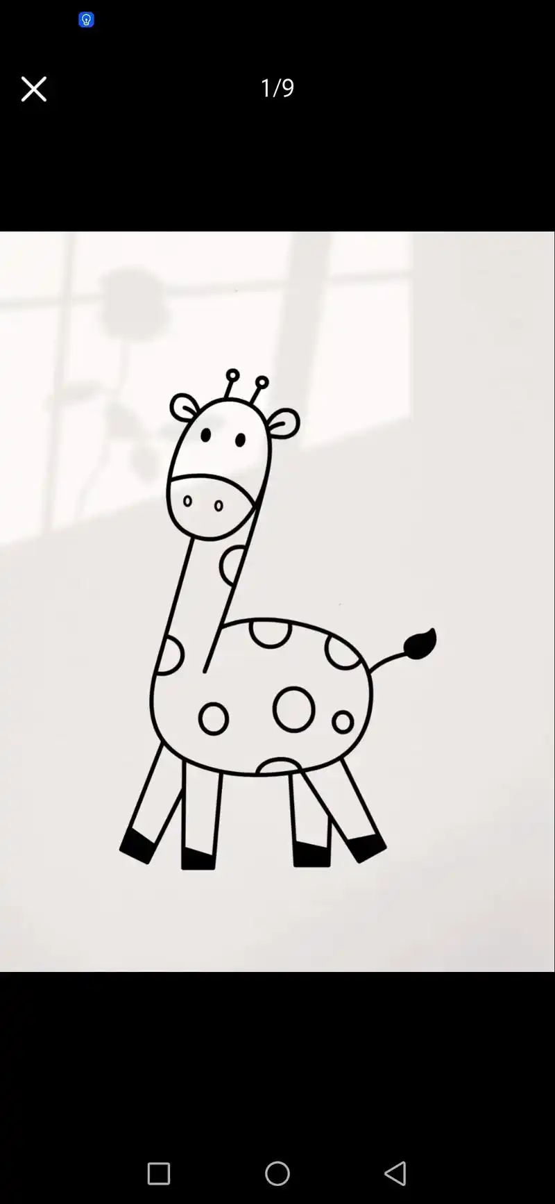 简笔画 长颈鹿.#一学就会的简笔画 #一起学画画 #跟着抖音 - 抖音