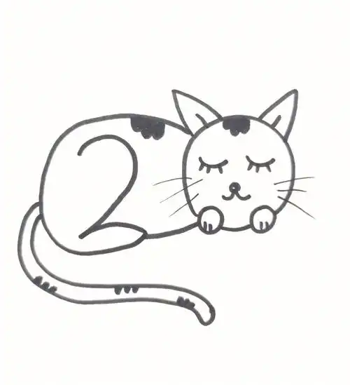 简笔画  #儿童简笔画  #猫咪简笔画
