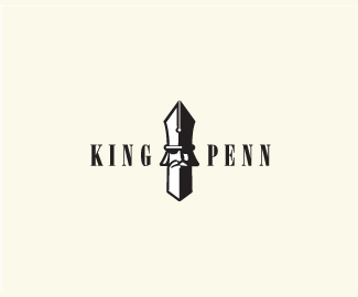 国王钢笔标志logo设计欣赏