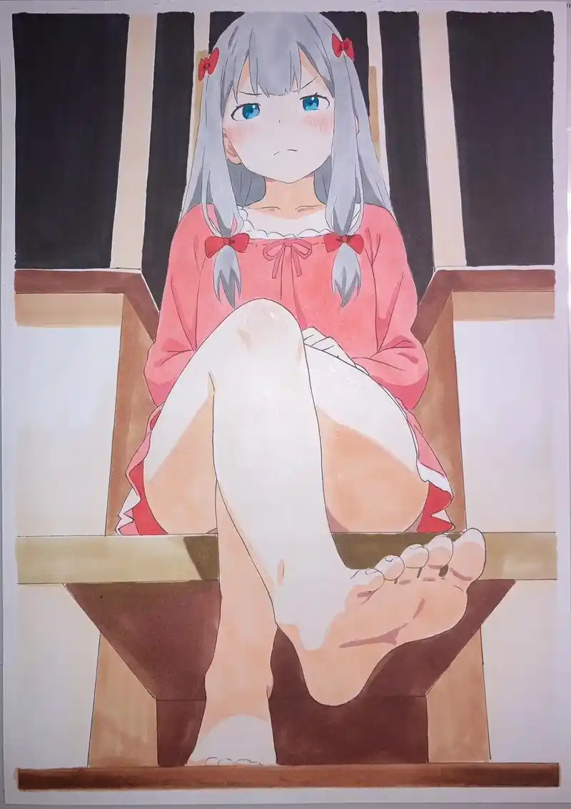 马克笔手绘埃罗芒阿老师.#马克笔手绘 #手绘 #画画过程 # - 抖音