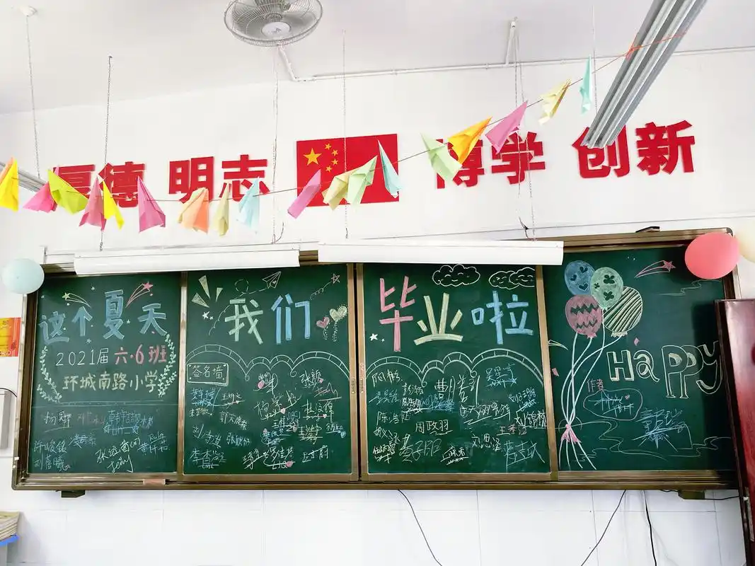 毕业黑板报 又到毕业季95 在夏天遇见就在夏天告别吧94