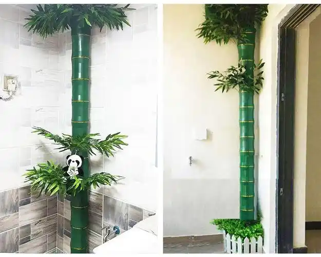 包下水管道装饰包室内天然气管空调管暖气管阳台遮挡仿真假竹子节06寸