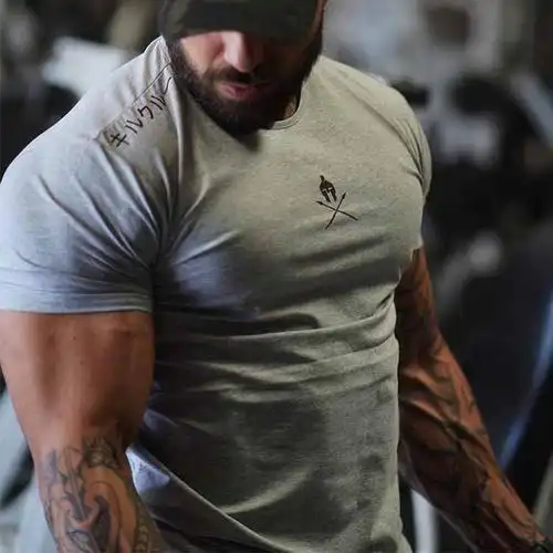 夏季ins2020健身短袖男跑步运动篮球兄弟训练速干肌肉男紧身衣t恤