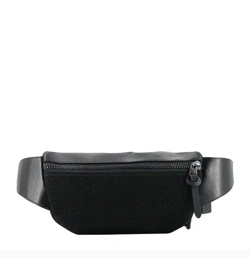 coach 男士黑色腰包 f75776qbbk