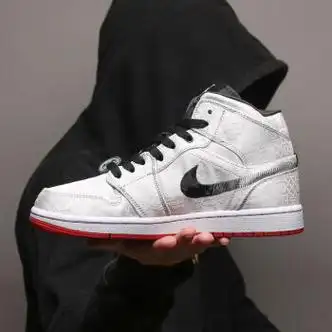 janzigulla春季运动鞋ajaj休闲鞋男款  官网nike 旗舰官网aj高帮白