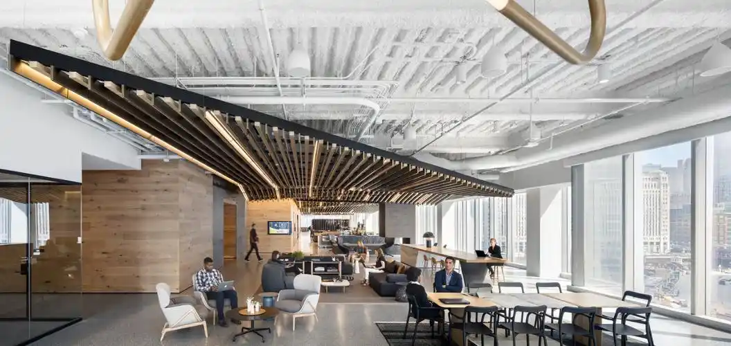 企业全球总部办公室设计:加强员工间的通力合作与协助交流