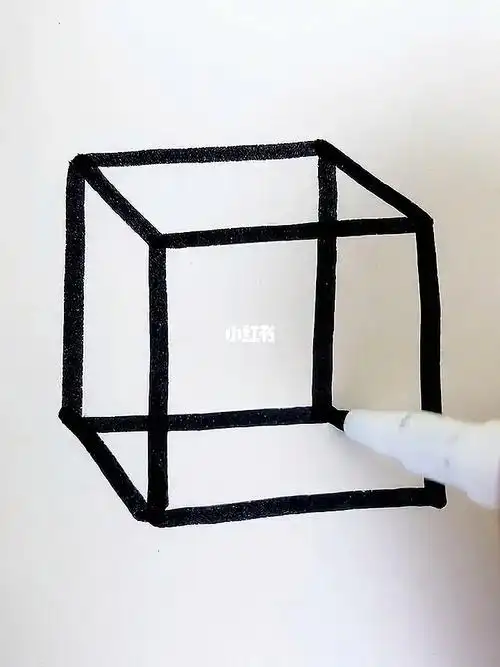 原来立方体这么简单# 简笔画 # 亲子简笔画 #育儿  #简笔画教程