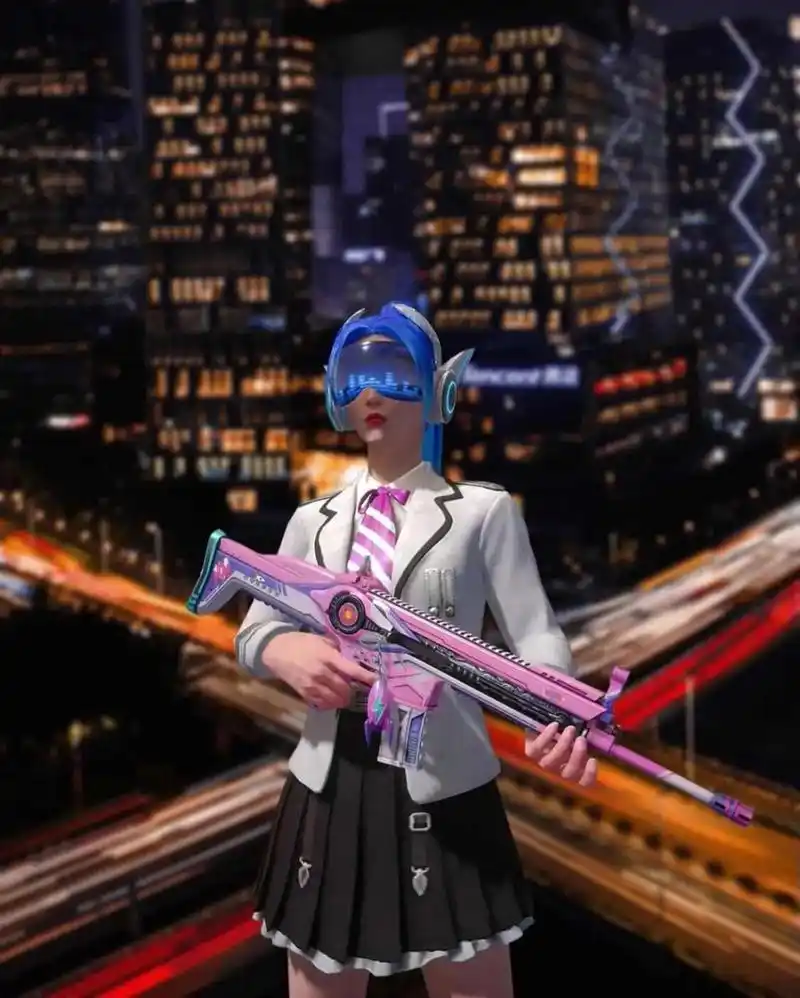 和平精英壁纸 梦幻火箭头发 衣服