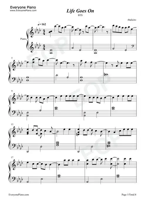 life goes on-防弹少年团