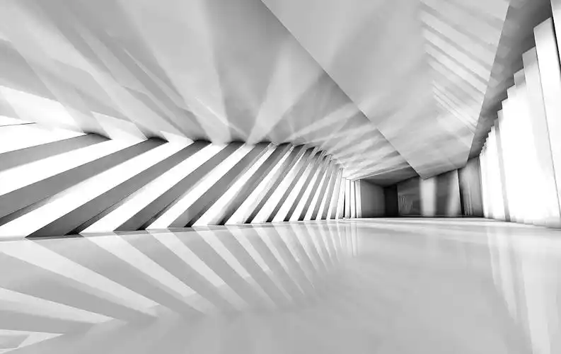 白色简约大气建筑设计ppt背景图片