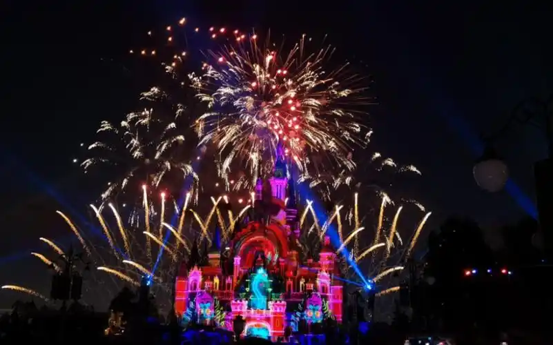 上海迪士尼烟花秀