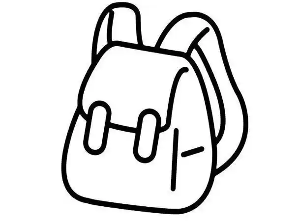 女生书包简笔画女生书包简笔画里面装书的