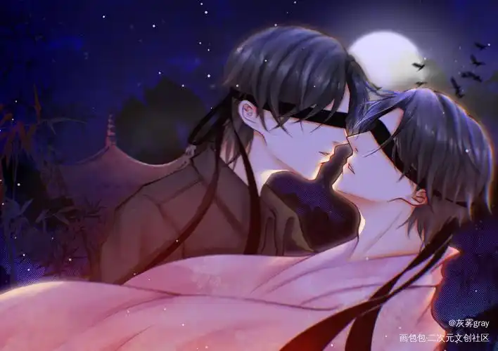 黑夜_盗墓笔记黑花绘画作品