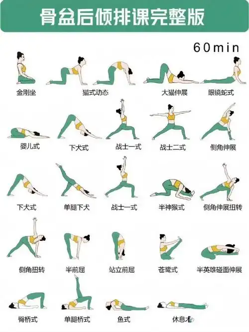 最全瑜伽健身教学,赶紧收藏!