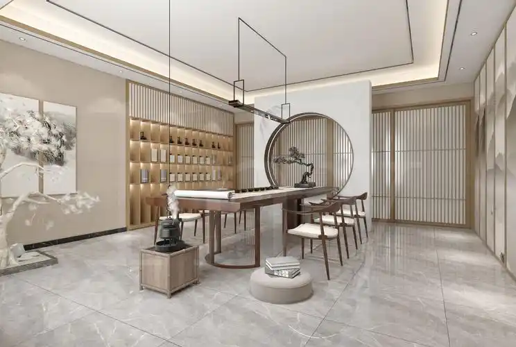 办公室,新中式的风格爱不爱呀