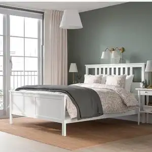 实木床松木双人床欧式儿童床床底可储物宜家汉尼斯1.2/1.5/1.8米