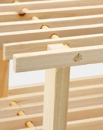 diy木质三层鞋架