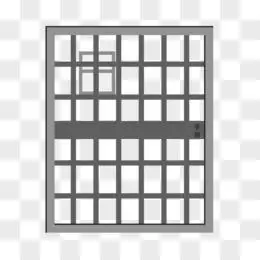 手绘扁平监狱牢门素材pngai手绘卡通警察抓住放高利贷团伙插画元素png