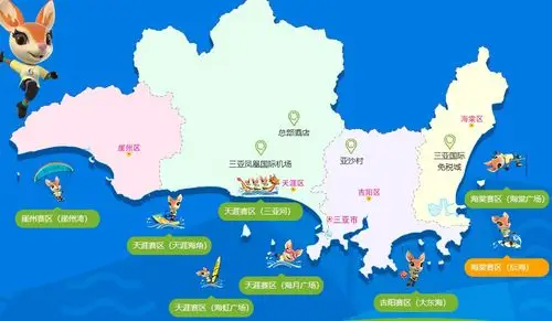 2020三亚亚沙会赛区分布及介绍