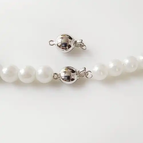 批发珍珠项链扣头 铜镀金插片项链搭扣珍珠配件饰品扣手链扣子