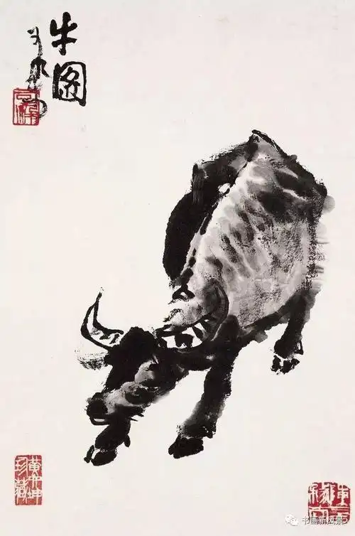 李可染《牧牛图》专辑,高清收藏!_国画教程_零二七艺考