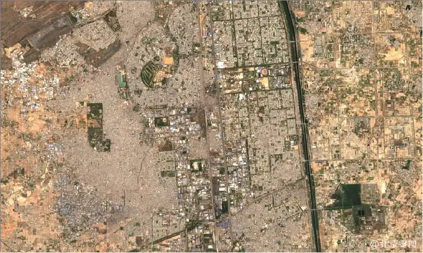 印度最新卫星地图-印度新德里卫星图-印度卫星影像图-新德里2021卫星