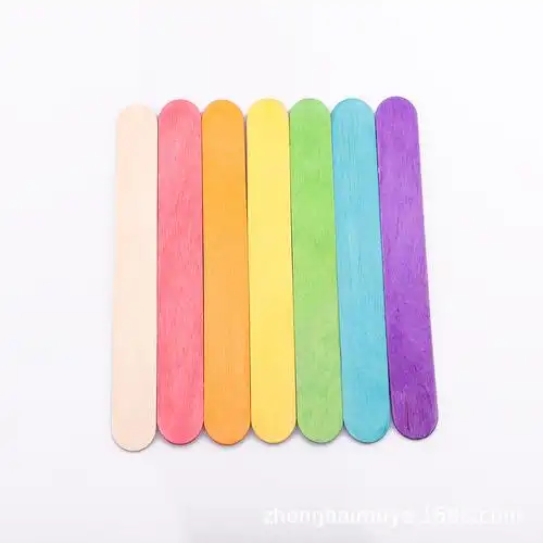 厂家直销定制 雪糕棒 冰棍杆 diy 彩色冰淇淋棍 雪糕条 可定制