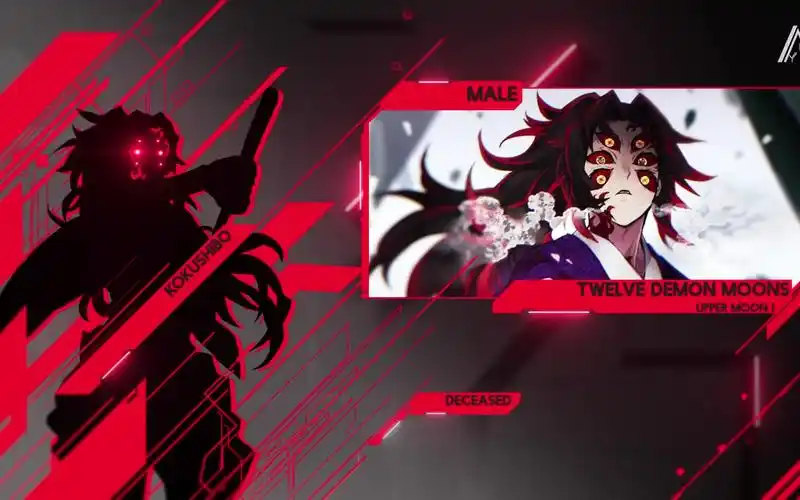 鬼灭之刃炫酷十二鬼月上弦月一览