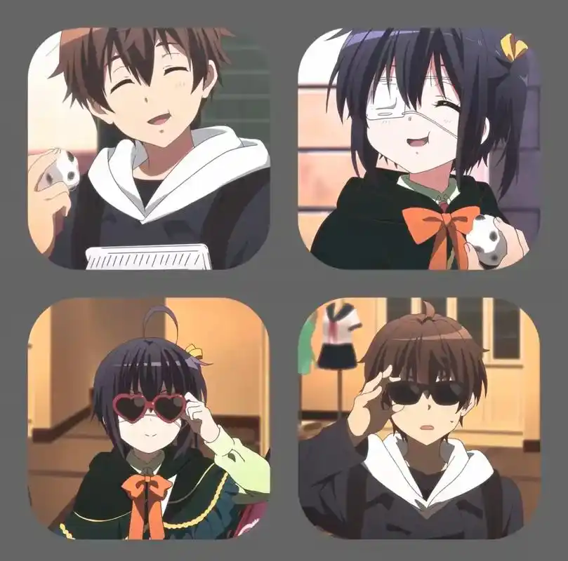 中二病也要谈恋爱 #小鸟游六花 #动漫情头 #动漫情侣头像 - 抖音