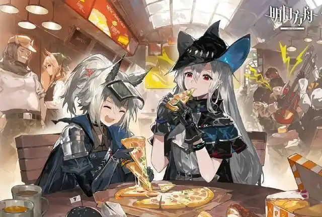 明日方舟一周年贺图汇总官方画师良心绘制放飞新干员老鲤卫星