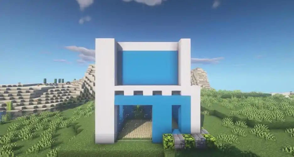 我的世界石英别墅 超详细小别墅建造图文攻略