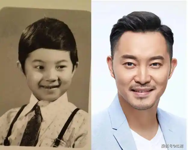 明星童年对比照,小沈阳俊美,沙溢和沈腾确实从小帅到大_小时候_侯勇